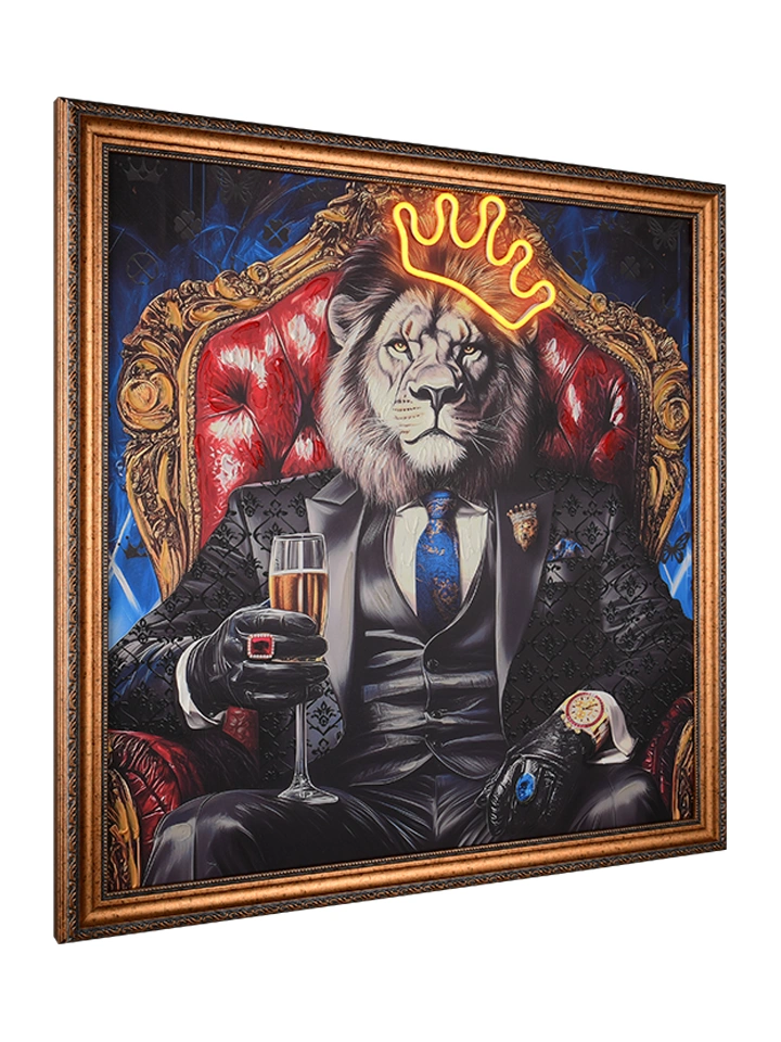 Dekoratīvā glezna ar LED apgaismojumu KING